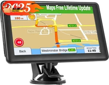 GPS Navigator for Car Truck, GPS Commercial Drivers 2024 Trucker GPS for Semi T