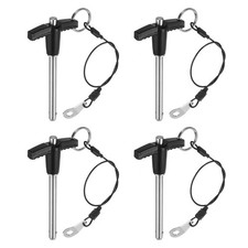 6mm x 50mm Stainless Steel Button Quick Release Pin 4Pcs T Handle Lock Pins θ