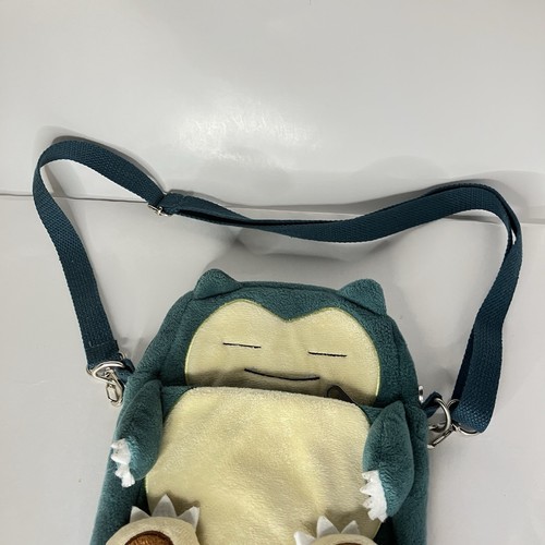 Pokemon Snorlax Shoulder Bag Japanese Gen 1 Nintendo RARE Cute 7” - Picture 11 of 11
