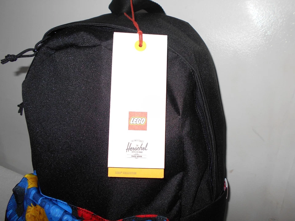 HERSCHEL SUPPLY CO X LEGO NEW! W/TAGS CLASSIC 17X12 BACKPACK                   - Image 3 of 4