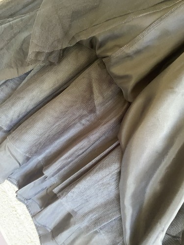 Aidan Mattox Kleid 4 Abendkleid schwarz lang Spitze Netz ärmellos Hochzeit NEU - Bild 6 von 13