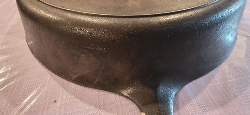 Vintage Griswold 12 S. Blocco Logo Ghisa Padella 719D, Non Stagionato Ancora NUOVO - Foto 10 di 15
