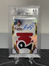 🔥Austin Riley 2023 Topps Five Star Jumbo Patch Auto #5/5 Braves🔥