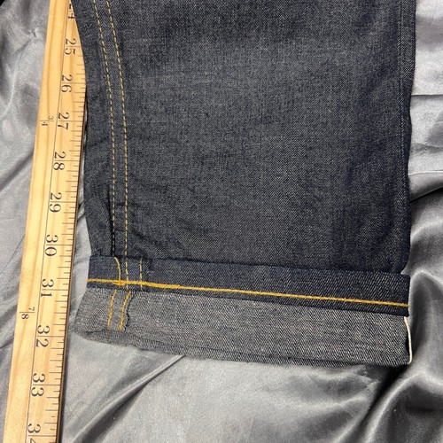 Naked Famous Denim Easy Guy Raw Selvedge Lightweight Jeans Size 33 Mens Fashion - Picture 11 of 12