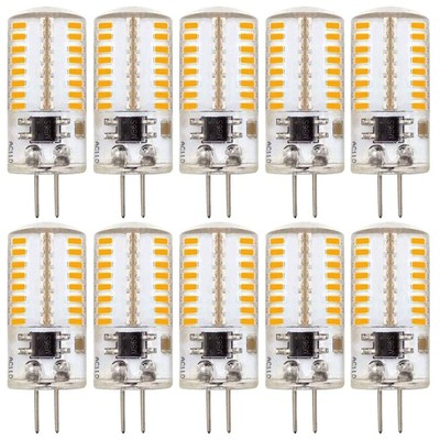 110V- 130V G4 LED Bulb 120V Dimmable 3W(20W 30W Halogen Equivalent) Warm White
