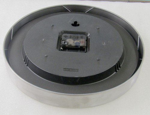 NUEVO 12' DW HIERRO IMPRESIÓN 3AST RELOJ DE PARED CON ESFERA BLANCA - MARCADORES NEGROS - FS2551WB - Imagen 3 de 3
