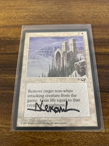 MTG✨Artist Signed EXILE✨Alliances MINT RARE Instant Rob Alexander Art UNPLAYED ! - Picture 5 of 8