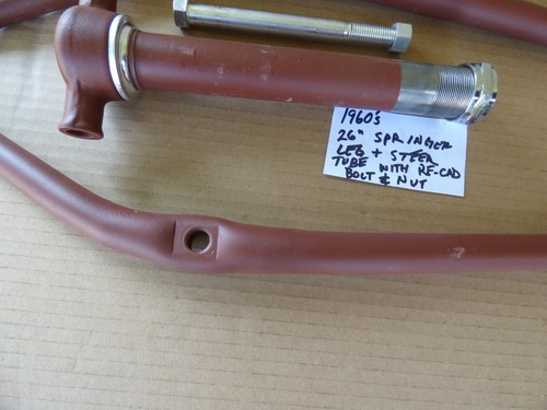 Schwinn 1960's Springer Fork Legs, Steer Tube & Pivot Bolt/Nut - Picture 10 of 16