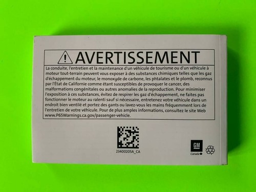 2019 GMC SIERRA Factory Owners Manual Set w/ NAV & Case in FRENCH (Canada) *OEM* - Picture 3 of 6