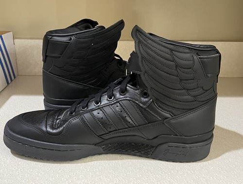 Zapatilla deportiva Jeremy Scott Adidas Originals JS Wings 4.0 NEGRA para hombre GX4419 talla 12 - Imagen 7 de 12