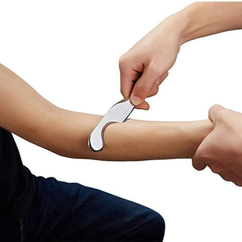 Herramientas de masaje Graston de acero inoxidable 2/4/7 piezas Gua Sha fascia fisioterapia - Imagen 14 de 27