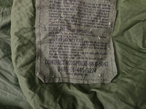 πΊπΈ USGI Light Layer piece of Woodland Modular Sleep System Patrol Sleeping Bag - Picture 6 of 15