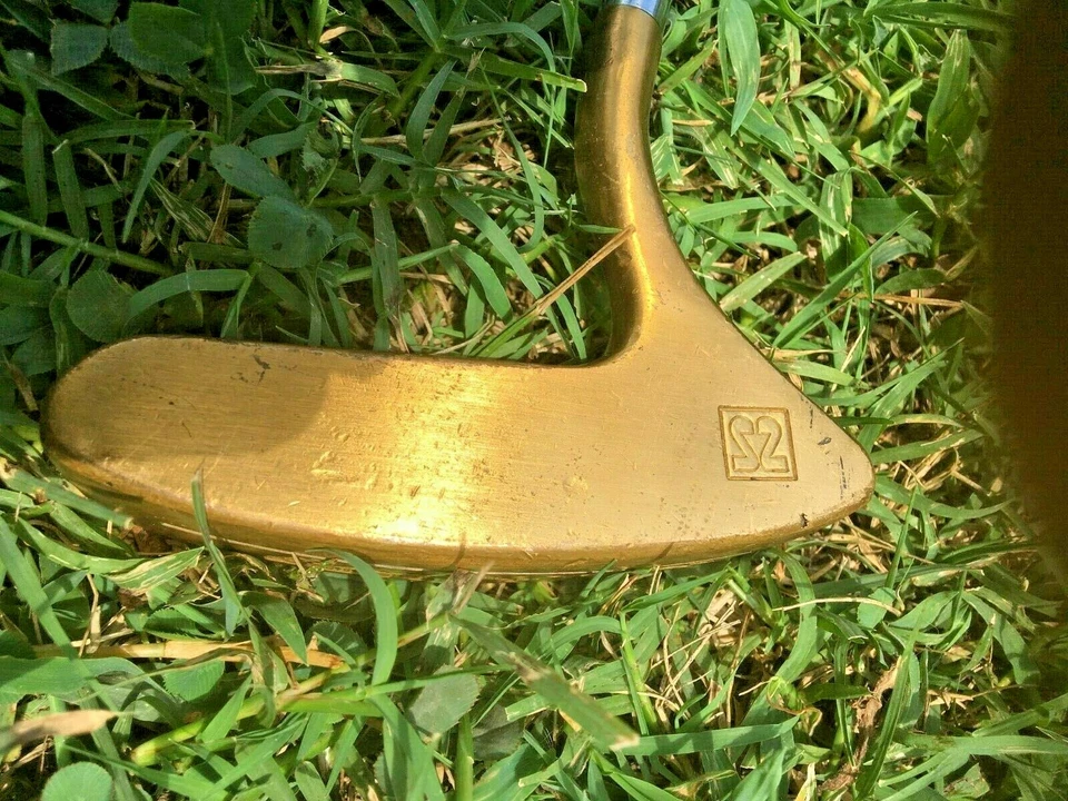 Beeline I square two putter brass Head Steel RH 35.3/4" Hard To find - Image 3 of 4