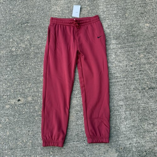 Nike Women’s Therma-FIT Joggers Red Small Pants NEW NWT CU5703-690 Training - Picture 1 of 8