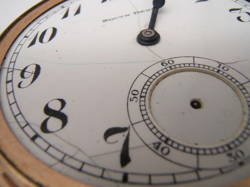 SOUTH BEND POCKET WATCH 20 YR CASE AS IS RUNNING - Picture 3 of 10