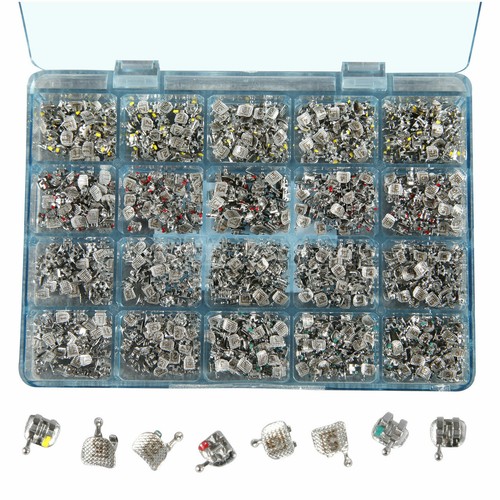 1000 piezas soportes de ortodoncia de metal soporte MINI Roth.022 345 ganchos con marca MK-S - Imagen 9 de 10