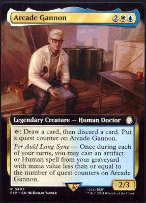 Arcade Gannon - 407 Extended Not Foil MTG Fallout