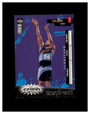 1996-97 Collector' Choice Crash The Game Scoring 2 Bobby Phills 2/24 L #C5