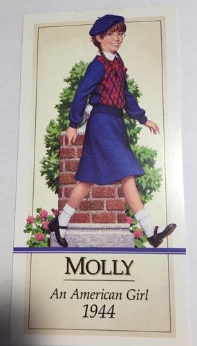 Retired Bookmark American Girl Doll Molly Pleasant Company - Picture 1 of 2
