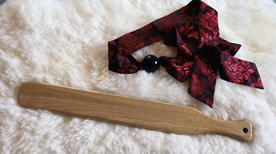Luxus Spanking Paddle aus handgefertigtem Eichenholz - 50 cm Länge