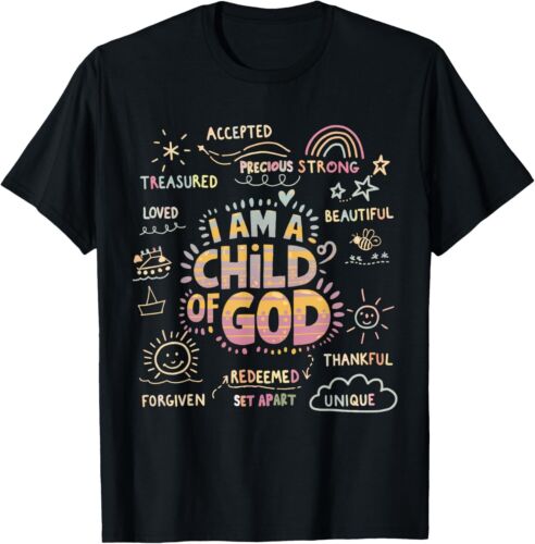 I am a Child of God Christian Retro Jesus Faith Design Gifts unisex Shirt