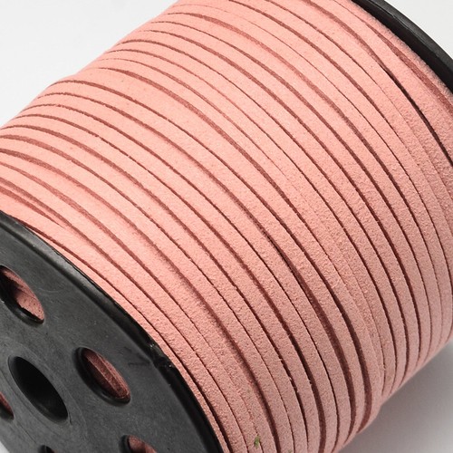 90m/Roll Faux Suede Cord Faux Suede Lace Thread  Craft Beading String 2.7x1.4mm - Picture 9 of 123
