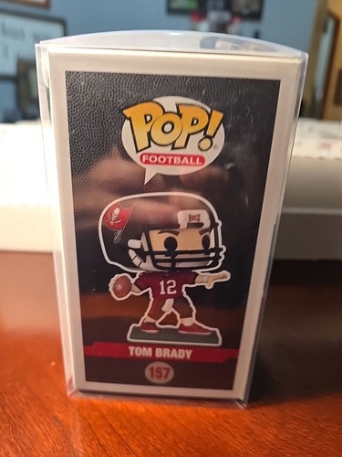 Funko Pop Vinilo Tom Brady #1 70 Fútbol NFL Tampa Bay Buccaneers con Protector - Imagen 4 de 5