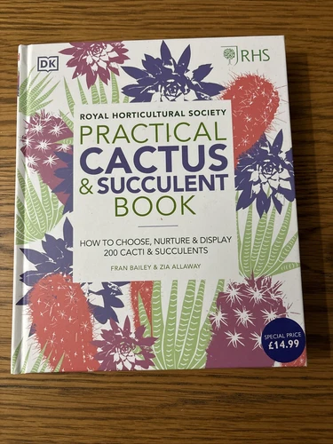 RHS Practical Cactus and Succulent Book RRP £16.99-HARDBACK - NEW - FREE P & P