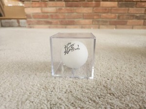 Kevin Conry Michigan Wolverines Head Coach Autographed Lacrosse Ball COA