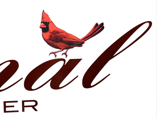 Cardinal by Forest River RV decal sticker graphic Name Word Logo Side Rear Sm - Picture 3 of 8