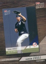 2019 Topps 2018 Topps Now Review #TN-1 Aaron Judge New York Yankees
