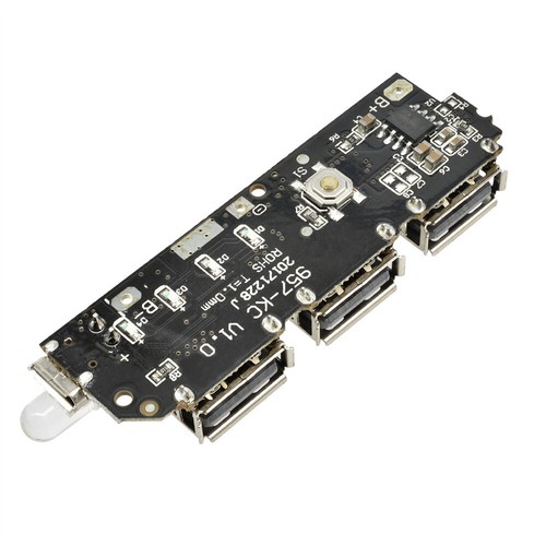 3 USB Power Bank Battery Charger Module Circuit Board Step Up Boost DIY 5V 2.1A - Bild 8 von 9