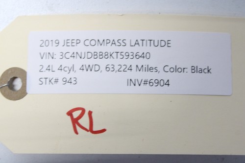 2017-2024 JEEP COMPASS REAR LEFT DRIVER SIDE DOOR WINDOW REGULATOR & CARRIER OEM - Picture 6 of 6