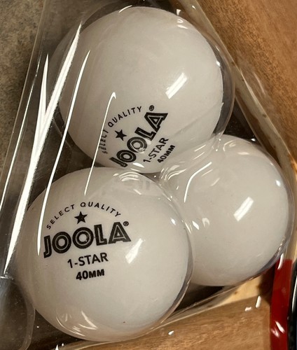 Joola Essentials Series Duel Ping Pong Paddle Racchette e palline da 40 mm Set 2 giocatori - Foto 6 di 12
