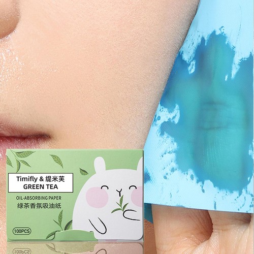 100pc Oil Blotting Papers for Face W/ Fragrant Remove Shine Oil Absorbing Sheets - Picture 2 of 16
