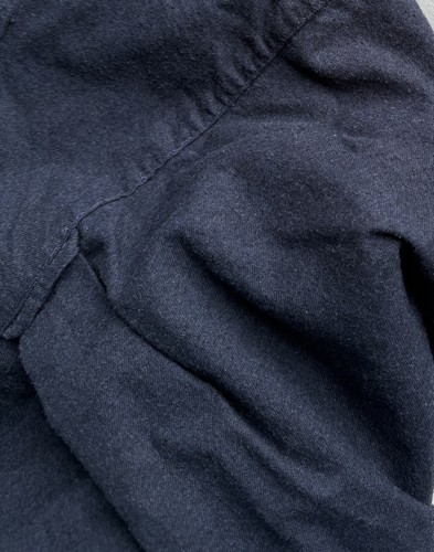 Gitman Vintage Brushed Navy Flannel Shirt – Men's Size L - Picture 5 of 5