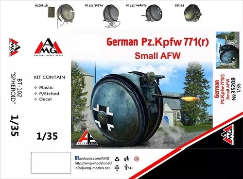 AMG 35208 Pz.Kpfw 771(r) Ger Small AFV 1/35 - Picture 1 of 2