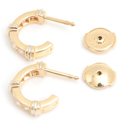 Cartier contessa Earrings Diamond Yellow Gold Au750 K18 P0019700 - Picture 3 of 9