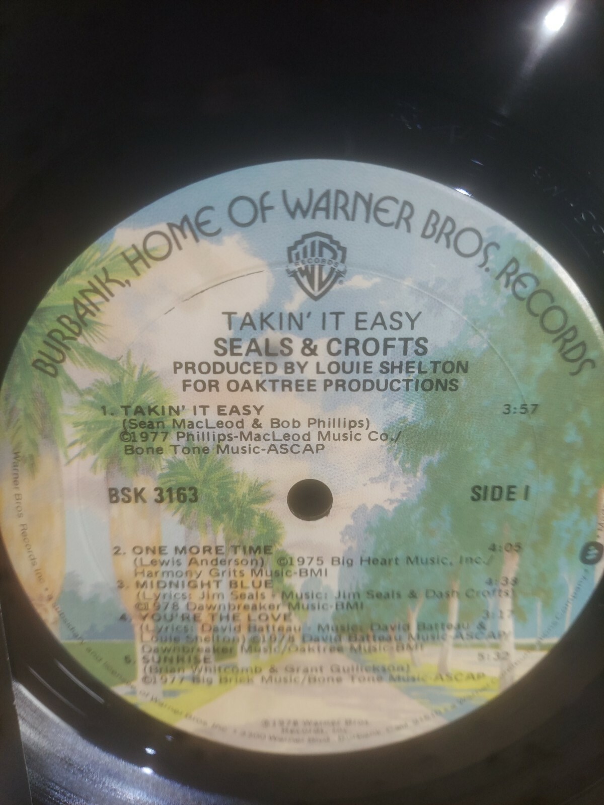 Seals And Crofts Takin’ It Easy BSK3163 Vinyl LP 1978 VG+/EX Free