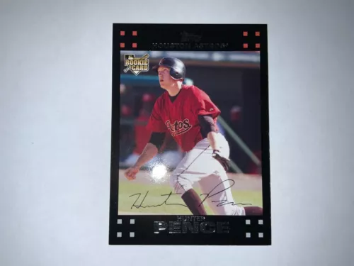 2007  Topps Updates and Highlights  Hunter Pence RC Card # UH 160
