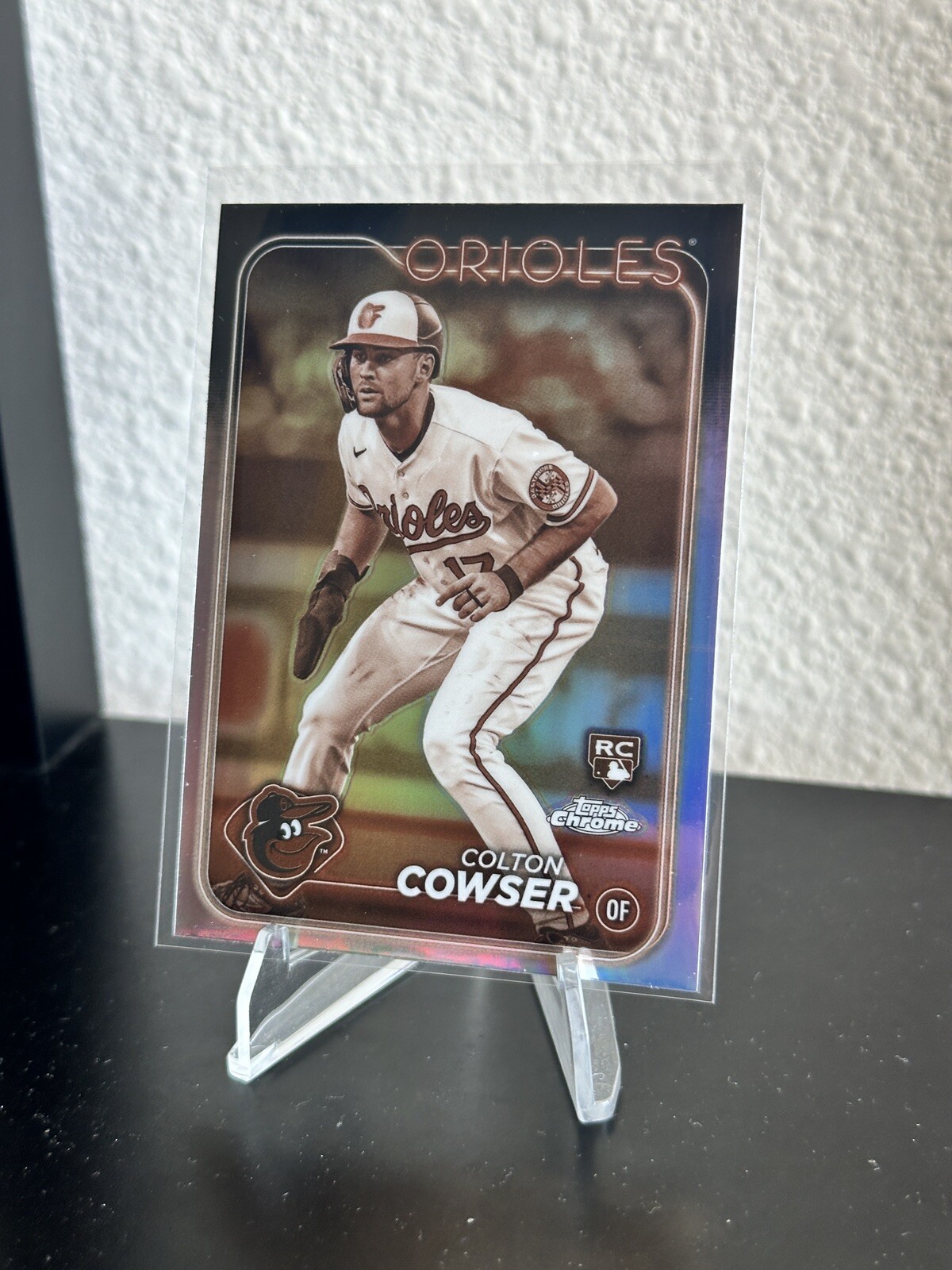 2024 Topps Chrome Colton Cowser Sepia Refractor—No. 278