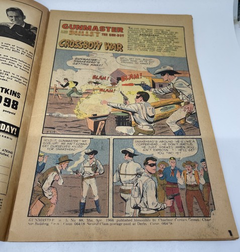 Gunmaster #88 April 1966 Comic Book - Picture 2 of 3