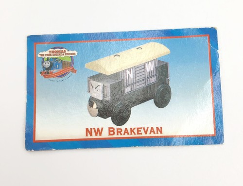 Thomas & Friends NW BRAKEVAN & Card Wooden Railway Track Train Vintage 2001 - Picture 9 of 10