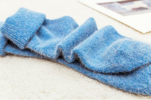 1/5 Pairs Angora 100% Wool Cashmere Thick Warmer Mid Calf Women Socks Gift 5-9 - Picture 7 of 10