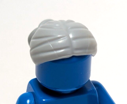 Lego - Minifigura Cabello - Mujer, Gris, Moño Retorcido, Parte Media - Imagen 2 de 3