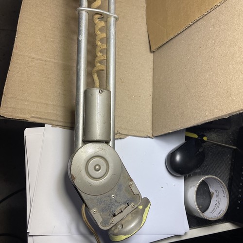 Vintage Amplex Trombolite Gelenk ausziehbare Klemme auf Schreibtischlampe Industrie - Bild 7 von 12