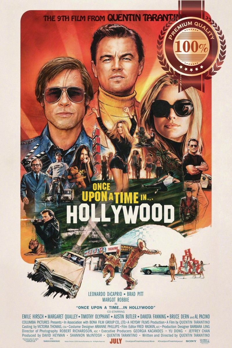 Brad Pitt Poster Once Upon A Time In Hollywood Movie Poster 2019 1