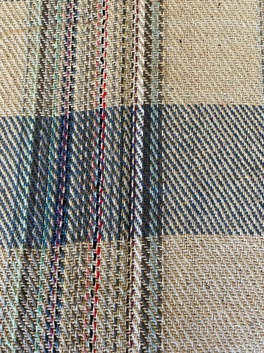 Picnic Blanket Checked Cotton Recycled Fibre Country Club Travel Holiday Camping - Picture 7 of 15
