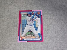 2024 Bowman 1st Fuchsia Rokie #BP141 Anthony Baptist RC  001/299  FIRST ONE MADE