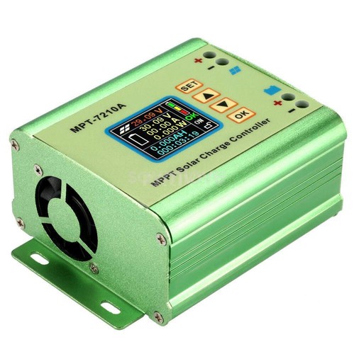 10A LCD MPPT Solar Controller Voltmeter Ammeter Boost Power Converter 12-60V - Picture 2 of 4